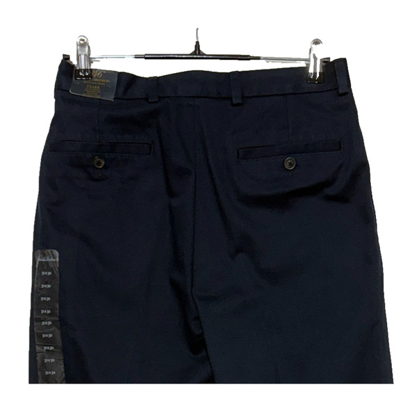 Brooks Brothers 346 Pants Mens 31X30 Blue Advantage Chino Clark Flat Front NWT - Picture 6 of 9